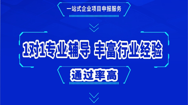 国家扶持资金项目申报
